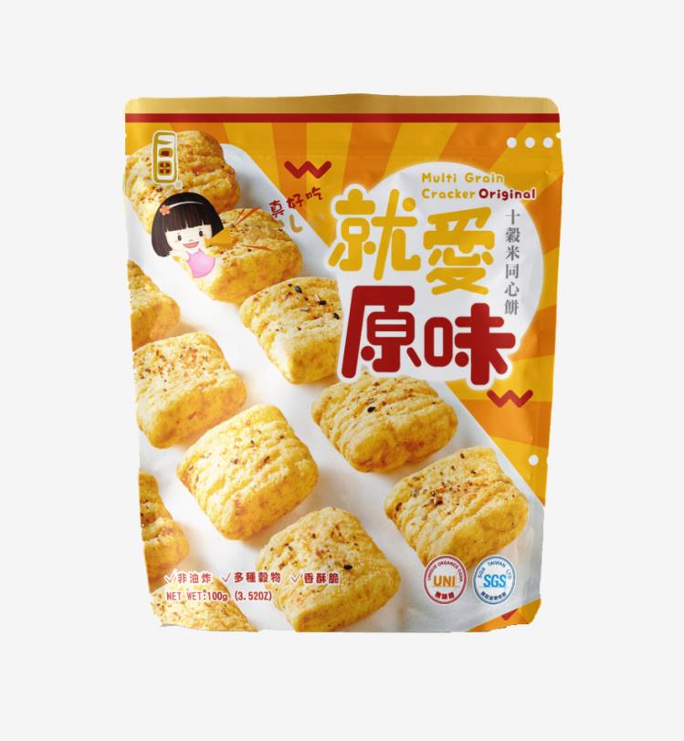 十穀米同心餅(就愛原味)100g*6包,永力食品有限公司