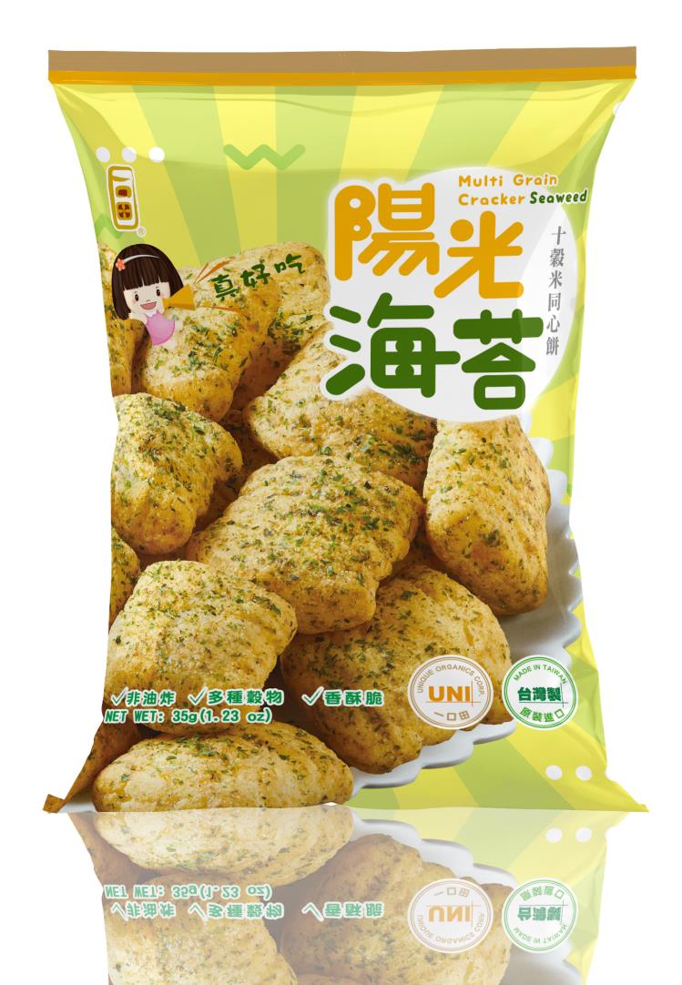 十穀米同心餅(陽光海苔)x15包/箱,永力食品有限公司